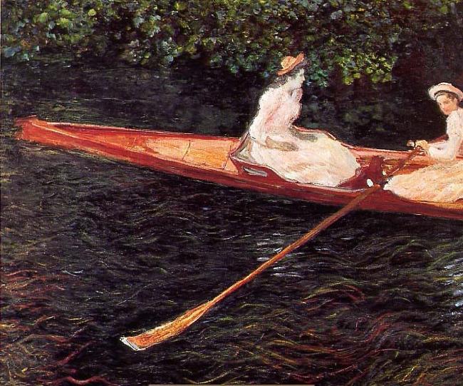 Claude Monet Boat on the Epte oil painting image
